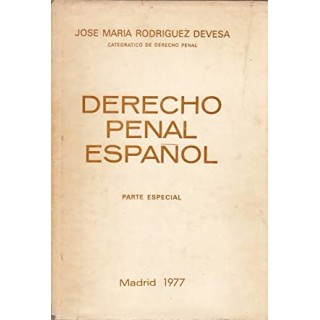 Derecho penal español. Parte Especial
